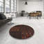 Tapis contemporain brun / rouge / bleu-649684296