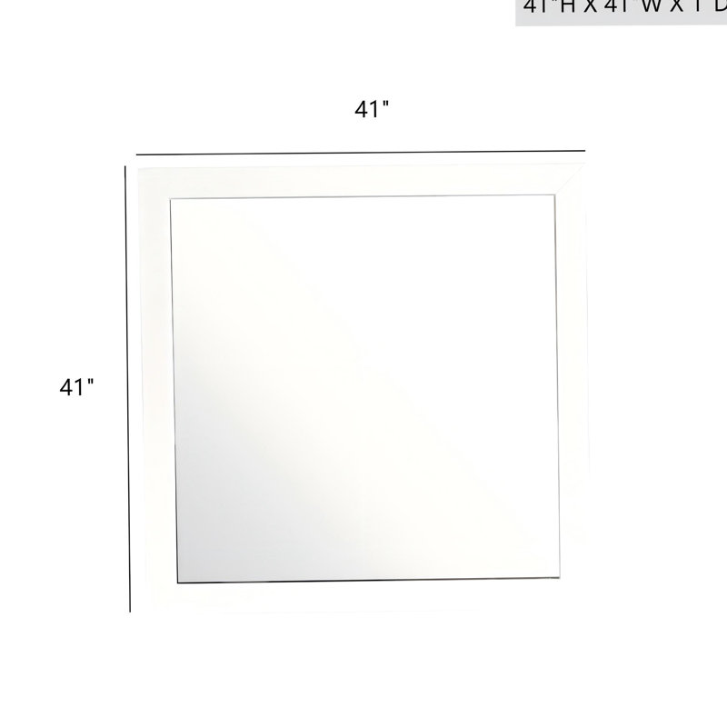 Miroir Glory Furniture Burlington G2490-M, blanc
