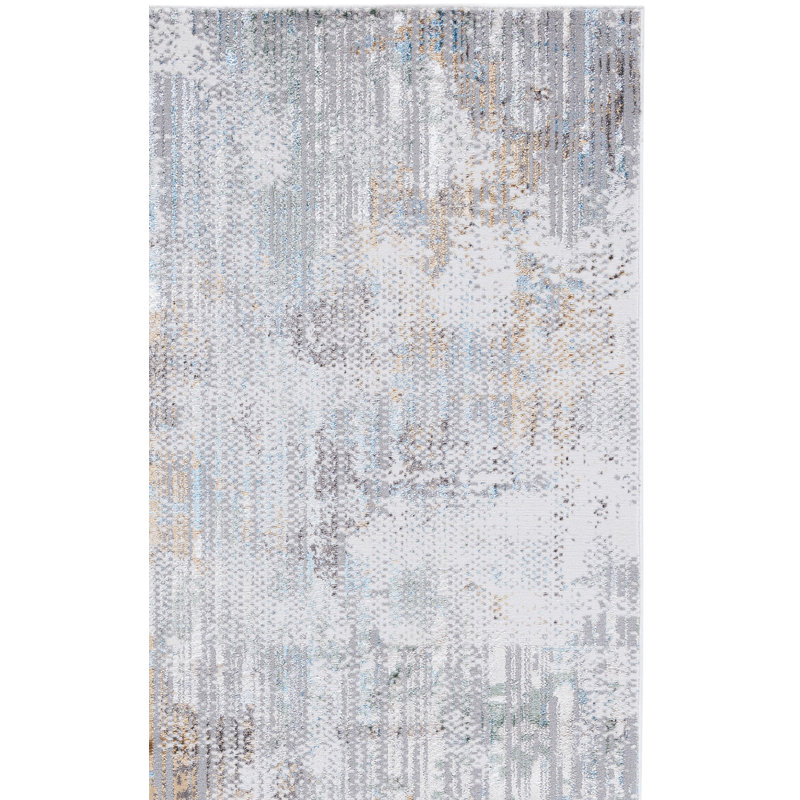 Cesara Air Performance Abstract Rug, Square 6'7"