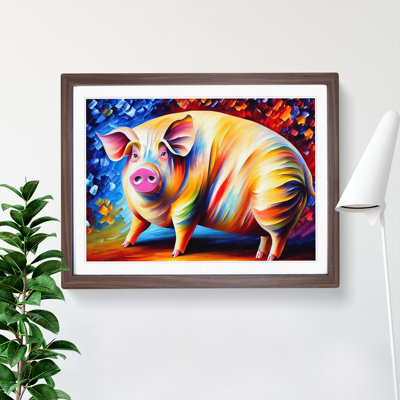Pig Vol.1 Abstract - Single Picture Frame Print