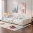 Daybed Upholstered Elegant Daybed With Cloud-shaped Backrest And Two Armrests-905381156