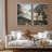 Rustic Countryside " Alpine Splendor and Verdant Mountainous Landscape " 2 Piece Art Print-98374064-98374063