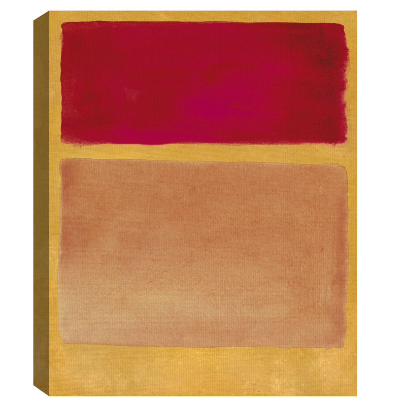 " Sunset Terracotta Orange Abstract " by Willowbrook Fine Art