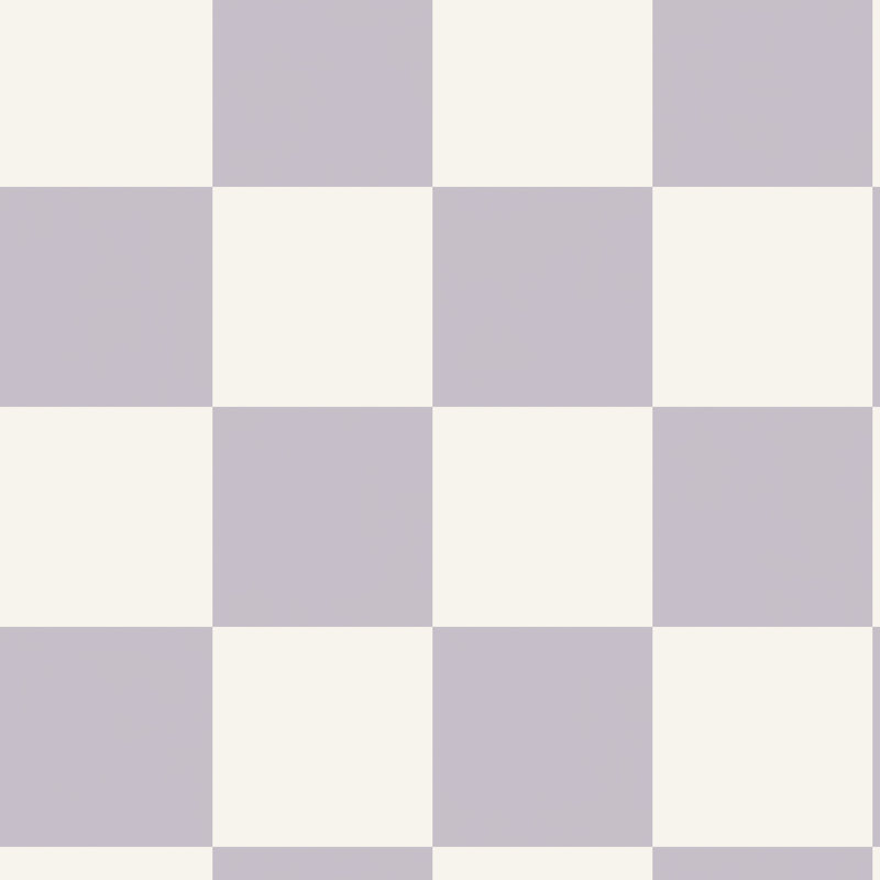 10.05m x 53cm Matte Wallpaper Roll, Purple Cream