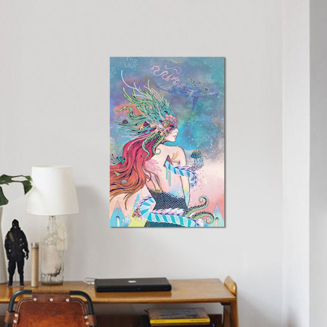 « the last sirène », impression sur toile, H 12 po x l 8 po x P 0,75 po