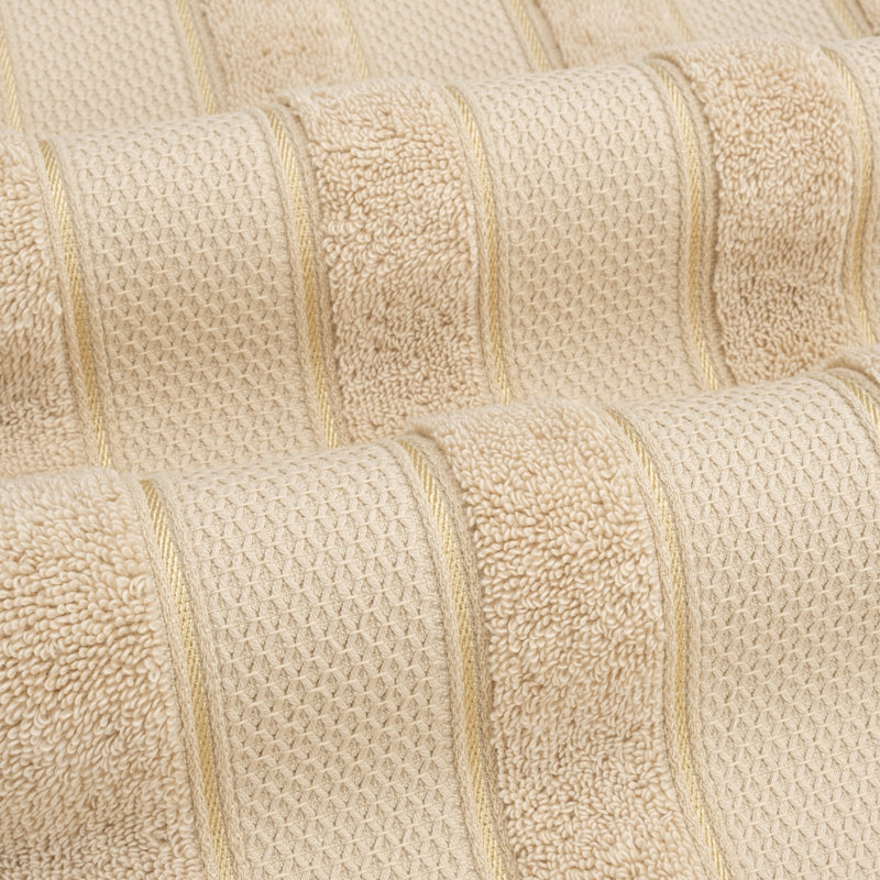 Karani Luxury Extra Soft 100% Cotton 6 Piece Bath Towel Set, Taupe