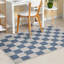 Tapis carré bleu Kehr-88709657