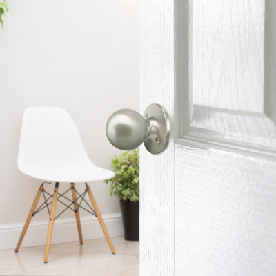 Ball Polished Brass Dummy Door Knob