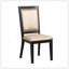 Espresso, ensemble de chaises de salle à manger 2 pièces
