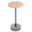 Bonn Side Table in Travertine and Bronze
