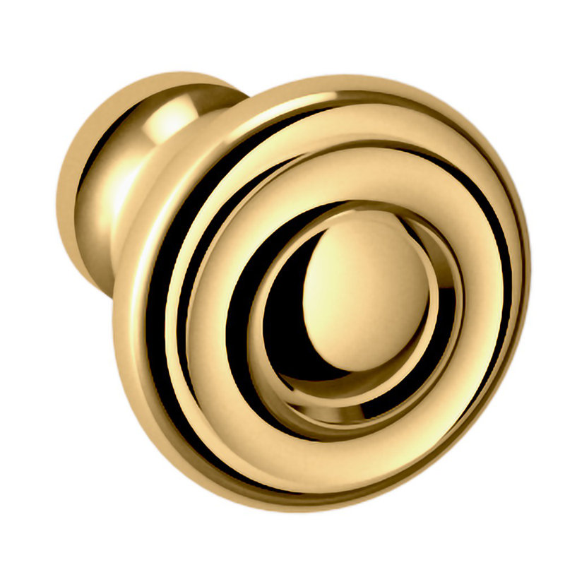 4490 Dominion Knob, Non-Lacquered Brass