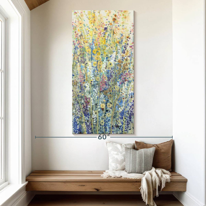 Avery Wildflower Panel II, 54" H x 27" W