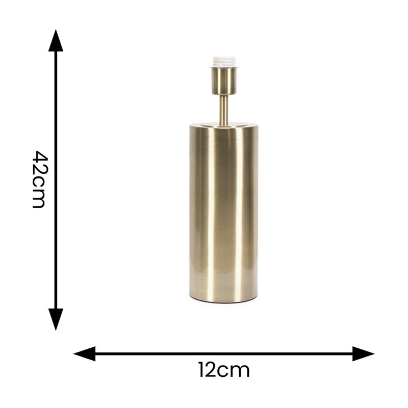 Metal Table Lamp, Gold