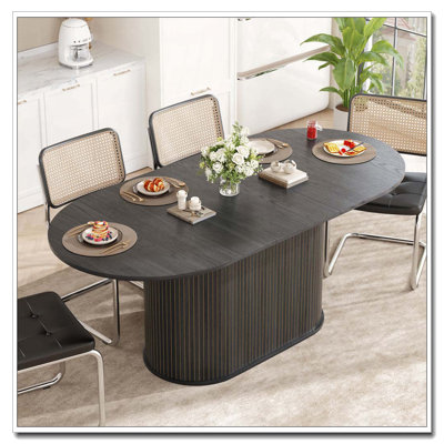 55.11"-70.86" Extendable Dining Table