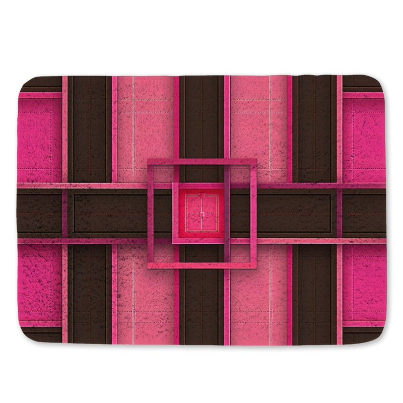 Ilmi Microfiber / Microsuede Non-Slip Bath Mat, 21"W x 34"L