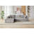 Compression Sectional Couch With Comfy Chaise, Boneless L Shape Sofa With Deep Seat, Minimalist Modular Sleeper For Living Room-967521290