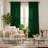 Rod Pocket Velvet Curtains, 2 Panels - Super Soft Light Filtering Drapes, Noise Reducing & Privacy Protection Velvet Window Curtains for Living Room, Bedroom-129160051-128971246