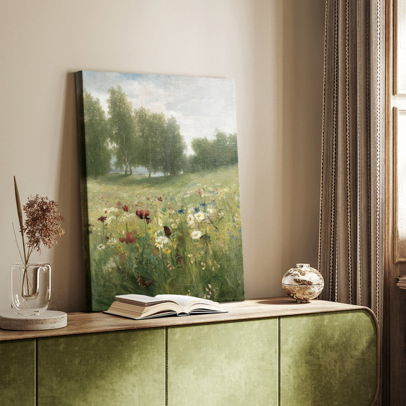 Motif floral rétro «Ccc»