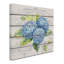« blue hortensias », impression sur toile tendue-1993769960