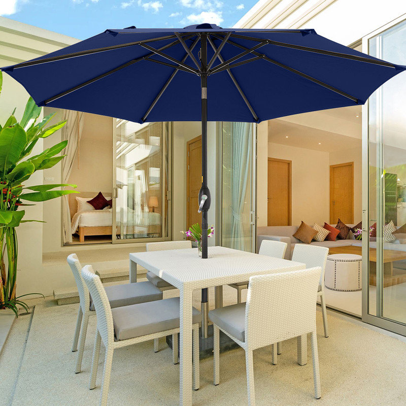 Parasol 108 po Market Sunbrella, Bleu marine