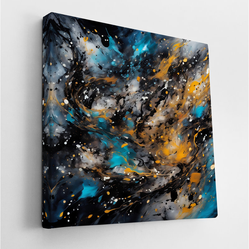 Neon Nebula, 24" H x 24" W