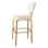 Dorrego Upholstered Stool with Metal Frame