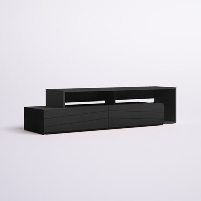 Meuble télé avec 2 tiroirs pour téléviseur de 78 po ou moins Caven