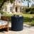 Outdoor Side Table With Fluted Design