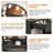 Makeup Vanity With Lighted Mirror & Power Outlet, Modern Small Vanity Desk with Side Storage Shelves For Bedroom-91047231