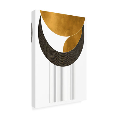Ray Heere, art abstrait sur toile Mid Century 24