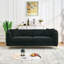 Canapé surdimensionné en chenille, canapé profond 3 + 3 places de luxe, canapé capitonné moderne, canapé à pieds en métal doré pour salon, chambre à coucher, appartement