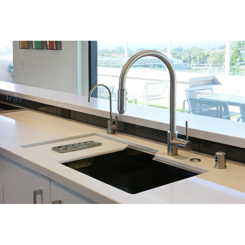 Lux™ Filter Kitchen Faucet Kit, Satin Nickel