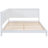 Solid Wood Full Size Daybed/ Bed In White - Elegant Mid-Century Modern Look For Bedroom Extra Durability-1067584081-1067584082