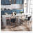 Multifunctional extendable console table