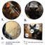 «Bethanni Black Panther Collage of Nature», reproduction sur toile-983317787-983317788