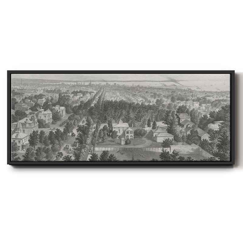City of Buffalo - Toile avec cadre, H 20 po x l 50 po