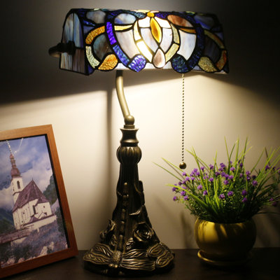 Etkin Resin Bankers Lamp
