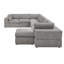 Canapé d'angle modulaire réversible Aneea avec pouf-619379932-657547971