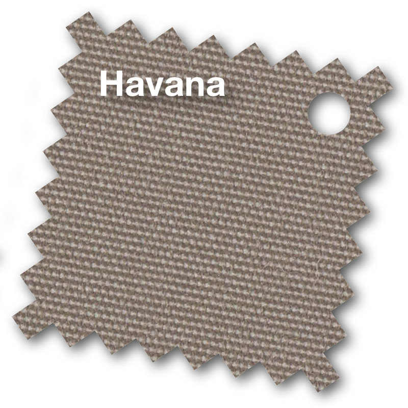 Hatten Riva Premium 3m Traditional Round Parasol, Havana