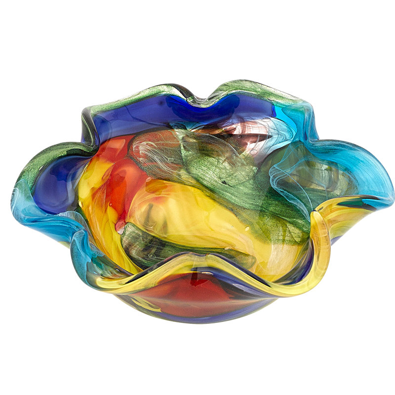 Cassatt Glass Decorative Bowl 1