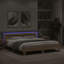 17 Stories Bed Frame With Headboard And LED -101519307-77708651