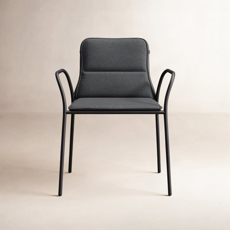 XY Outdoor Dining Armchair, Charcoal