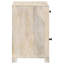 Armoire décorative en bois massif blanchi avec tiroir pour l'organisation de l'espace de vie