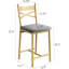 Counter Stool with Metal Frame