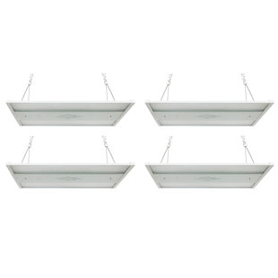 Éclairage linéaire à DEL haute baie de 220 W, garage atelier entrepôt, sous-sol de rangement super lumineux (paquet de 4) (Ensemble de 4)