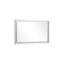 Miroir de meuble-lavabo lumineux l 60 po x H 36 po à DEL avec bouton tactile intelligent, cadre en aluminium doré