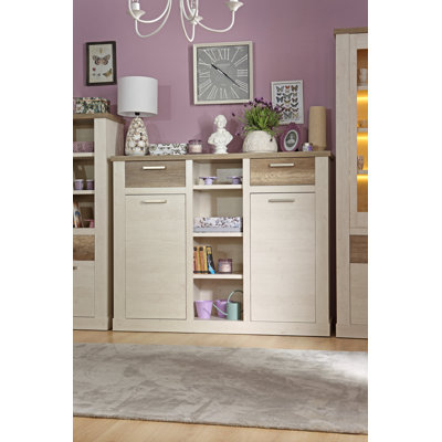 Nuzzo 159.6cm W 2 - Drawer Chest of Drawers