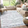 Washable Low Pile Striped Rug Modern Abstract Area Rugs for Living Room Non Slip Bedroom Rug Indoor Stain Resistant Carpet for Kitchen Soft Floor Mat Contemporary Foldable Rug Home Office Dorm