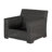 Rustic Woven Lounge Chair - Slate Gray-62332848-62332847-63221116
