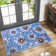 Fillender Floral Area Rug Washable Rug Non-Slip Colorful Flowers Floor Carpet For Living Room Bedrooms Decor